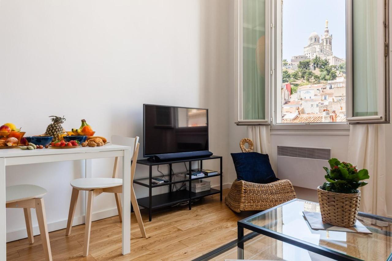 La Bonne Mere - Superbe Appartement Vue Notre Dame 马赛 外观 照片